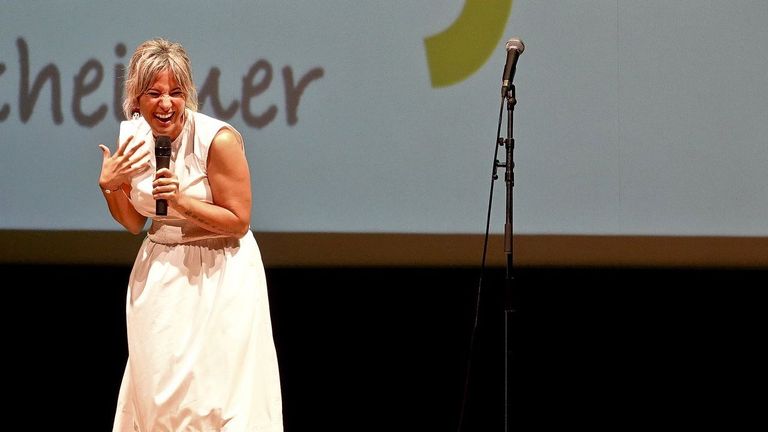 Treus, en un acto de Afaga 