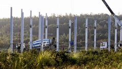 Los nuevos edificios ya comienzan a ser visibles en el pol�gono.