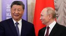 Putin y Xi Jinping, durante su reunin bilateral al margen de la cumbre de los BRICS.