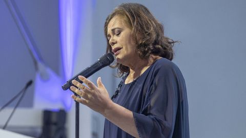 Actuaci�n de Mar�a do Ceo en el Museo Centro Gai�s, en la entrega de las Medallas de Galicia 2025