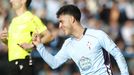Hugo �lvarez, celebrando o seu gol no Celta-Valencia, o 4-1.