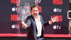 Javier Bardem, en el acto celebrado este martes en el Teatro Chino del Paseo de la Fama de Hollywood