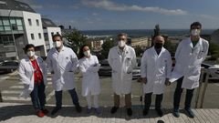 EQUIPO DE NEFROLOG�A DEL HOSPITAL P�BLICO DA MARI�A QUE ACABAN DE RECIBIR UN PREMIO