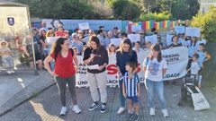 Representantes de la AMPA del colegio Ana Mar�a Di�guez de Asados dieron una rueda de prensa este jueves para anunciar las nuevas medidas a tomar.