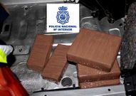 La hero�na iba oculta debajo de los asientos traseros.