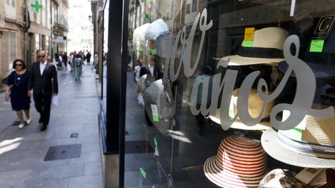 La sombrerera Costa es uno de los clsicos negocios del centro de Lugo