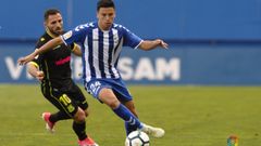 Javi Mu�oz en un Lorca-Alcorc�n
