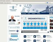 <span lang= es-es >En la web institucional</span>. La �ltima noticia colgada en la p�gina de la Diputaci�n es un cuadro explicativo de los presupuestos del 2015 que compara la situaci�n actual con la del a�o 2012.