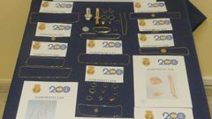 Las joyas recuperadas por la Polica Nacional en la operacin Olvido