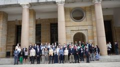 Foto de familia de algunos de los participantes en las misiones cient�ficas