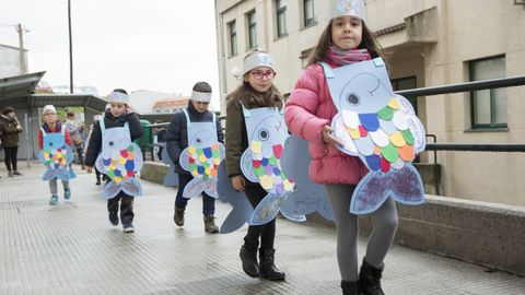Carnaval del colegio Milladoiro de Malpica