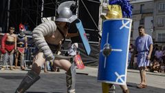 Luchas de gladiadores en el Arde Lucus