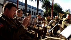 Concierto del cuartel FLO en los jardines de M�ndez N��ez de A Coru�a