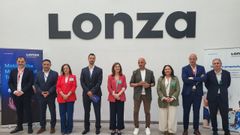 La conselleira de Medio Ambiente, �ngeles V�zquez, visit�  la planta biotecnol�gica Lonce Porri�o.