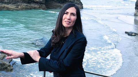Marisa Gallero, autora de la biograf�a sobre el lucense Jos� Fern�ndez L�pez