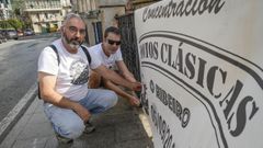 Juan Villar Iglesias y Luis Rodr�guez son los organizadores de la Concentraci�n Motos Cl�sicas de las Festas do Portal de Ribadavia.