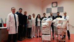 Representaci�n oviedista en el HUCA