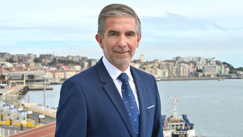 César Díaz es el presidente de la Autoridad Portuaria de Santander.
