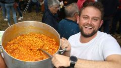 Fabi�n Mouzo, durante una Fagu�a en Carn�s