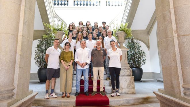La selecci�n espa�ola de nataci�n art�stica llega a Pontevedra para disputar la Copa del Mundo