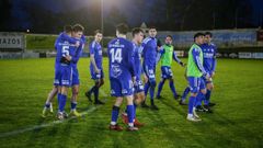 Los noieses festejaron ya en Barra�a que la victoria ante el Boiro les aupaba al primer puesto.