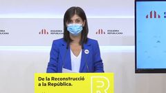 La secretaria general adjunta y portavoz de ERC, Marta Vilalta