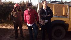 Guillermo Mart�nez sigue la evoluci�n de los incendios en Llanes