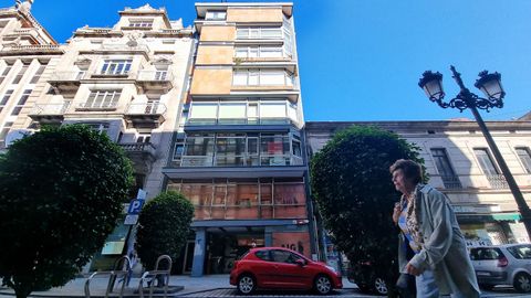 El edificio donde resid�a Bar Boo, en pleno centro de la ciudad