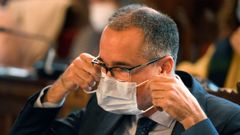 El consejero de Salud, Pablo Fern�ndez, en la Junta