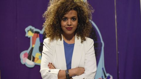 Ebbaba Hameida Hafed, este s&aacute;bado, en el que particip&oacute; en el foro As mulleres que opinan son perigosas de Pontevedra.