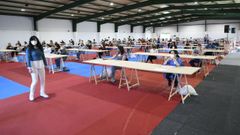Debido a la pandemia, el Concello de Pontevedra celebr� hace meses ex�menes de oposici�n en el recinto ferial de A Estrada