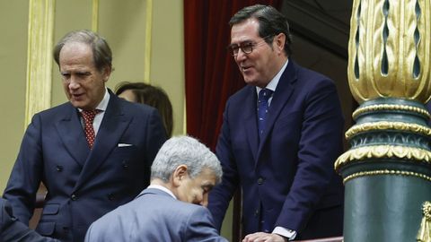 El presidente de la CEOE, Antonio Garamendi