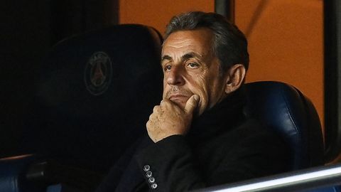 Nicols Sarkozy.Nicols Sarkozy, expresidente de Francia, durante un partido del PSG