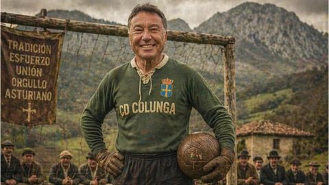 �ngel Mateos debutar� como portero del CD Colunga, en Tercera Divisi�n, a los 70 a�os