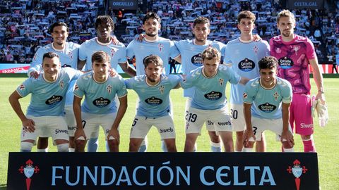 Alineaci�n del Celta este domingo frente al Alav�s en Bala�dos.