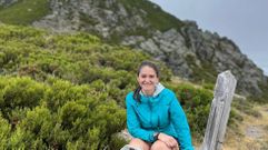 Rebeca V�zquez entrena, siempre que puede, por Os Ancares (en la foto) y O Courel.