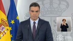 Rueda de prensa�de Pedro S�nchez