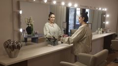 Beatriz Fern�ndez, retratada este lunes en su nuevo centro de est�tica, Argalleira Studio, en el 140 de la calle Mar�a