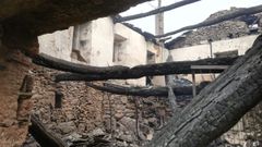 La casa qued� completamente calcinada