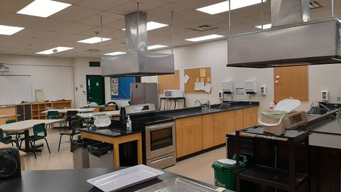 El aula de nutrici�n del centro de Secundaria.