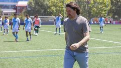 Secho Mart�nez, en el partido entre el Arteixo y el Compos jugado en el Ponte dos Brozos.