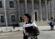 Beatriz Figueroa, ante el Congreso de los Diputados.