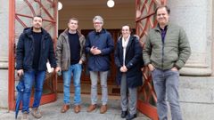Visita de representantes del BNG al IES Concepci�n Arenal.