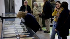 Detalle da mostra inaugurada na coru�esa casa da cultura Salvador de Madariaga.