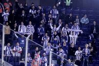 Varios aficionados blanquiazules estuvieron en Cornell�.