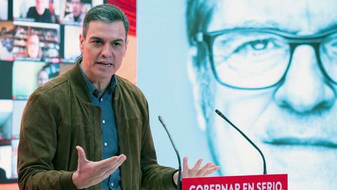 S�nchez apoy� hoy a Gabilondo durante un acto de precampa�a de las elecciones del 4M.