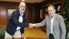 Los alcaldes de ambos municipios se reunieron ayer
