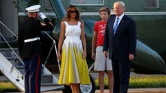 Melania Trump repite moda espaola