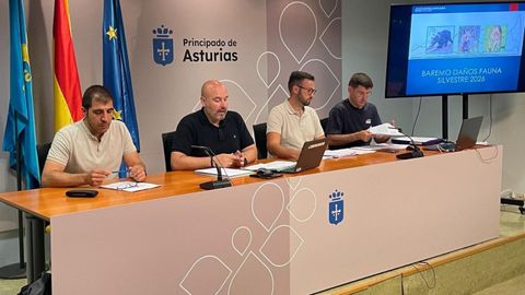 El director general de Planificaci�n Agraria, Marcos Da Rocha, presenta a las organizaciones agrarias el nuevo baremo de indemnizaciones por da�os de fauna silvestre.
