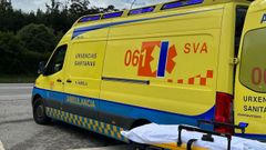 Foto de archivo de una ambulancia del 061